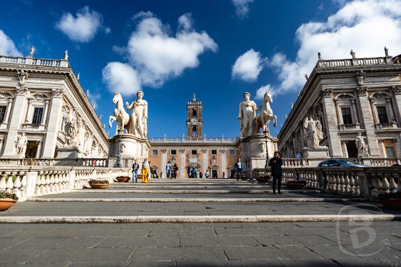Rom | Treppe zur Piazza del Campidoglio