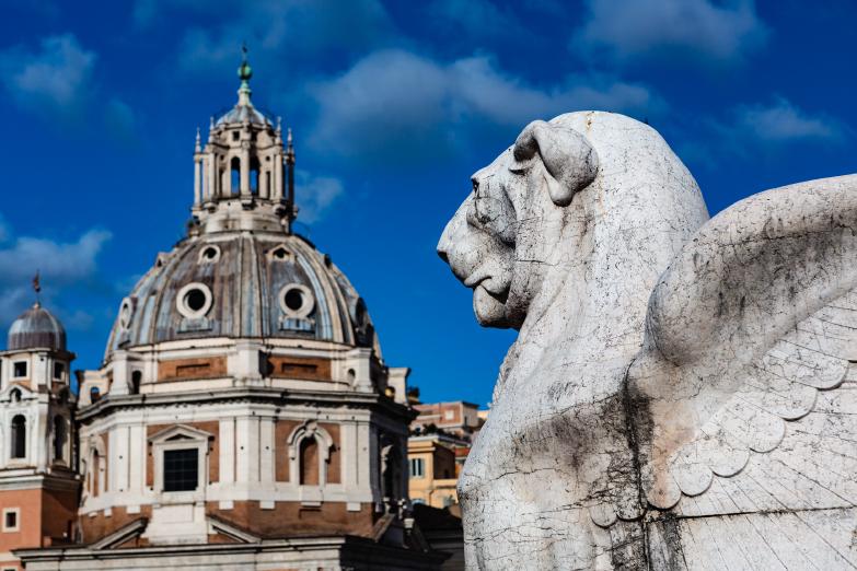 Rom | Venezianischer Löwe am Viktor-Emanuelsdenkmal