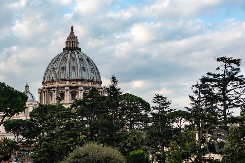 Rom/Vatikanmuseum | Blick auf den Petersdom