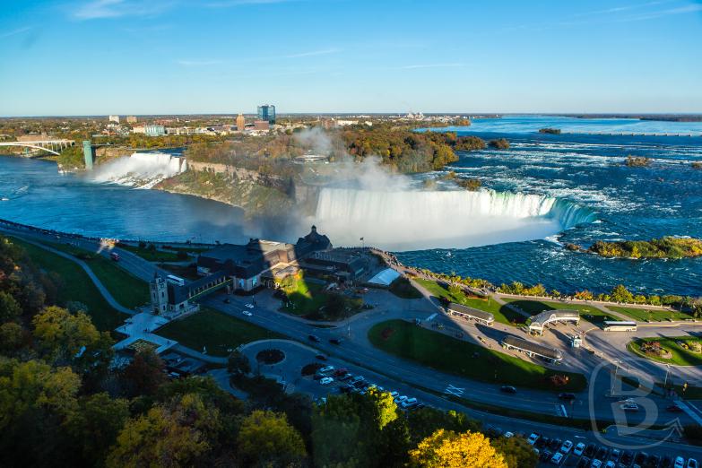 Niagara Falls / Marriott Niagara Falls Fallsview &amp; Spa | Blick aus dem Zimmer