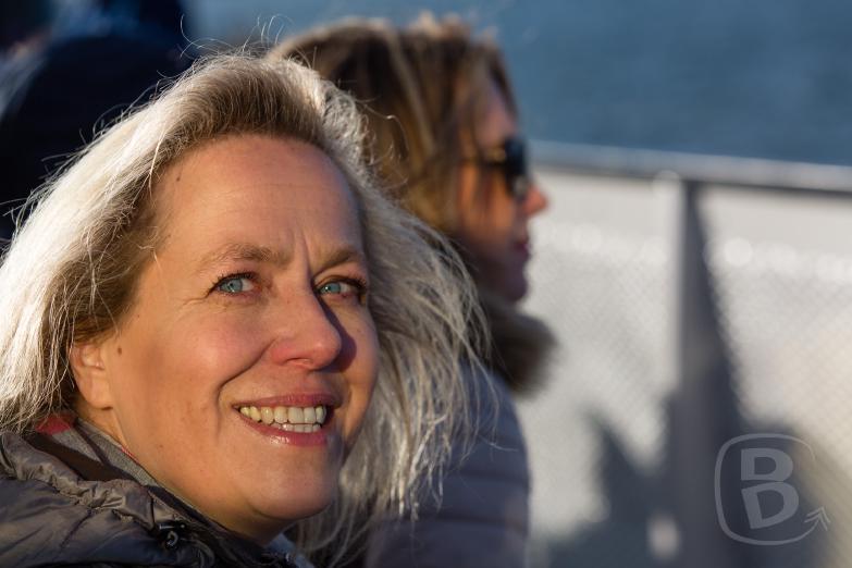 New York | Jeannette auf dem Schiff nach Ellis Island