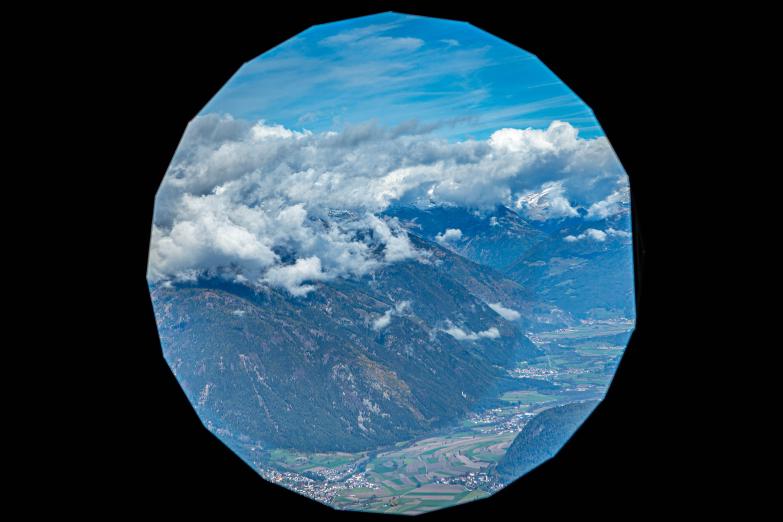 Kronplatz | Blick aus dem Lumen Museum