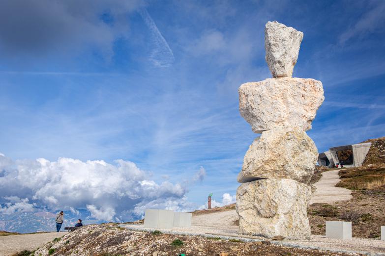Kronplatz | Steinmann vom Künstler Helmut Pizzinini