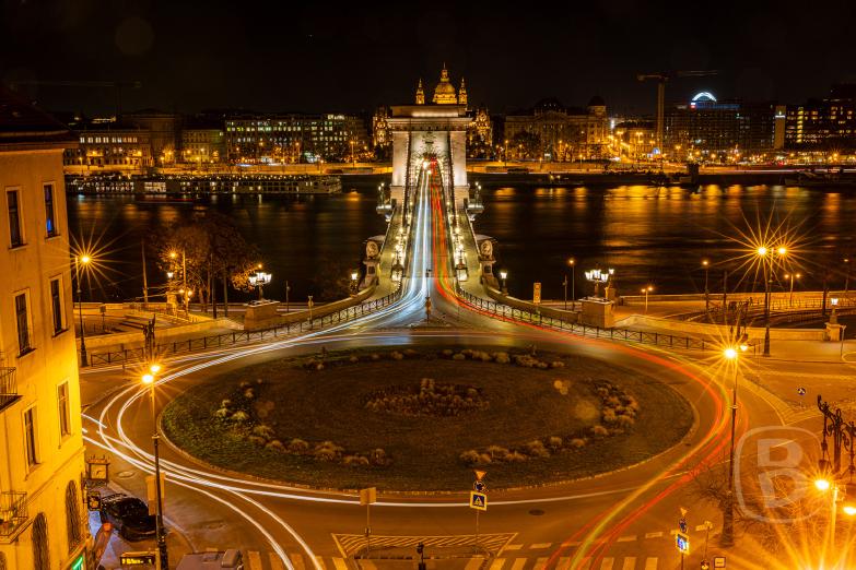Budapest | Kettenbrücke bei Nacht