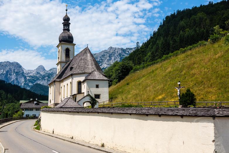 Ramsau | Aussenansicht der Pfarrkirche St. Sebastian