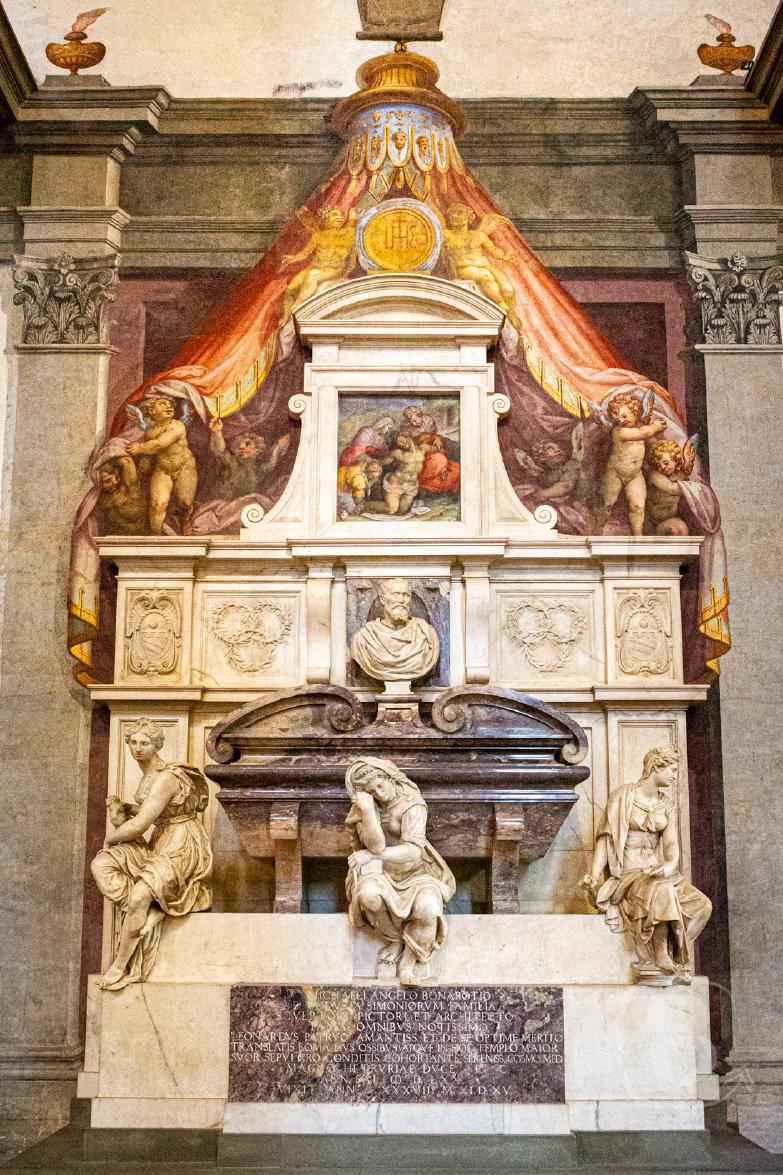 Florenz | Basilica di Santa Croce di Firenze - Grab von Michelangelo
