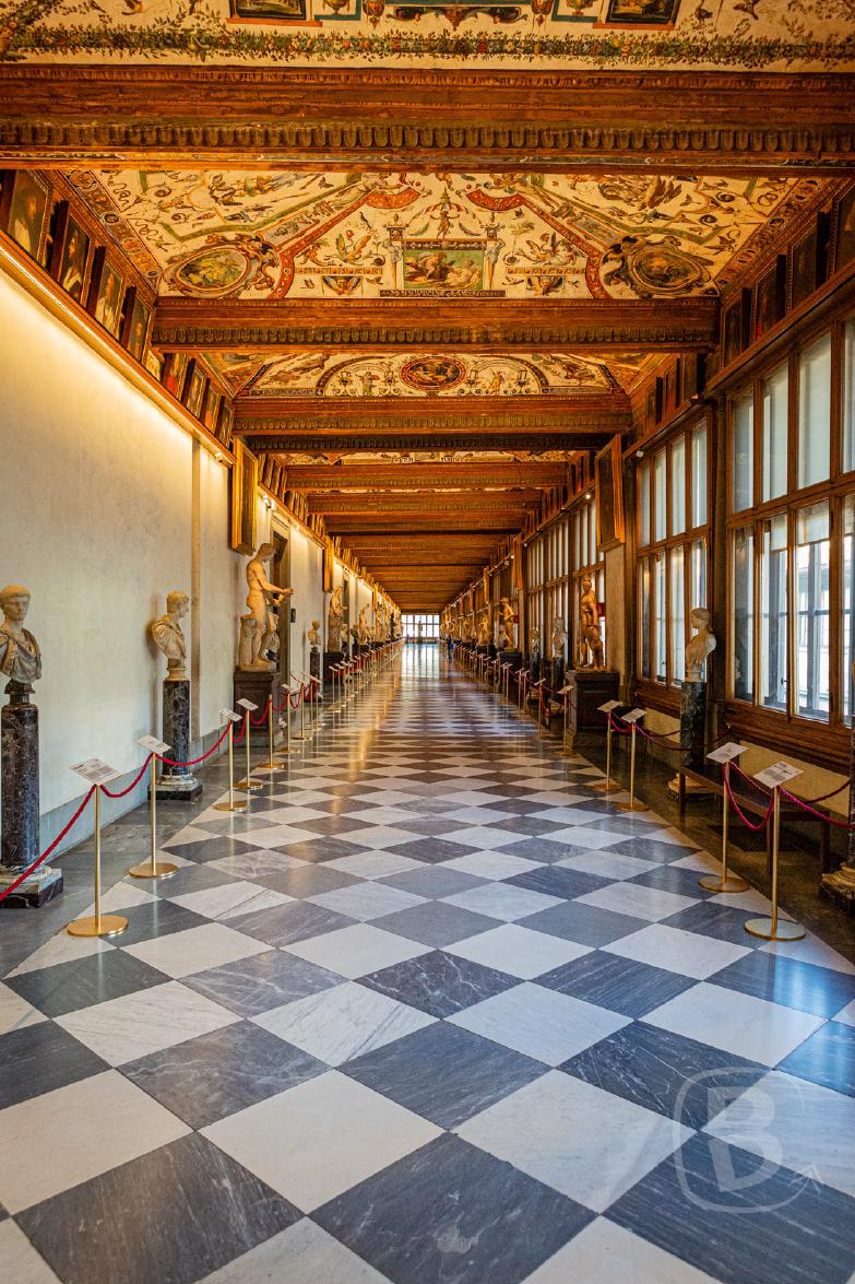 Florenz | Museum Galleria degli Uffizi - Westkorridor