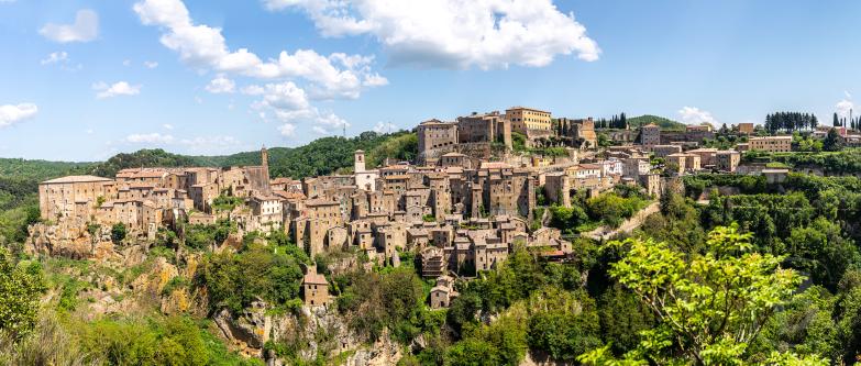 Sorano | Blick auf die Stadt