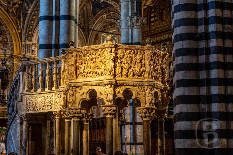 Siena | Kanzel im Duomo di Siena