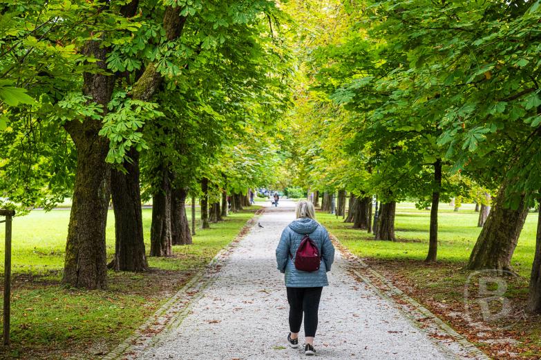 Slowenien/Ljubljana | Jeannette im Tivoli-Park