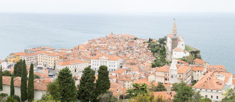 Slowenien/Piran | Panorama von Piran