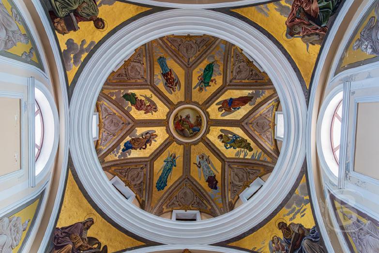Slowenien/Isola | Decke im Innenraum der Kirche des Hl. Mauro