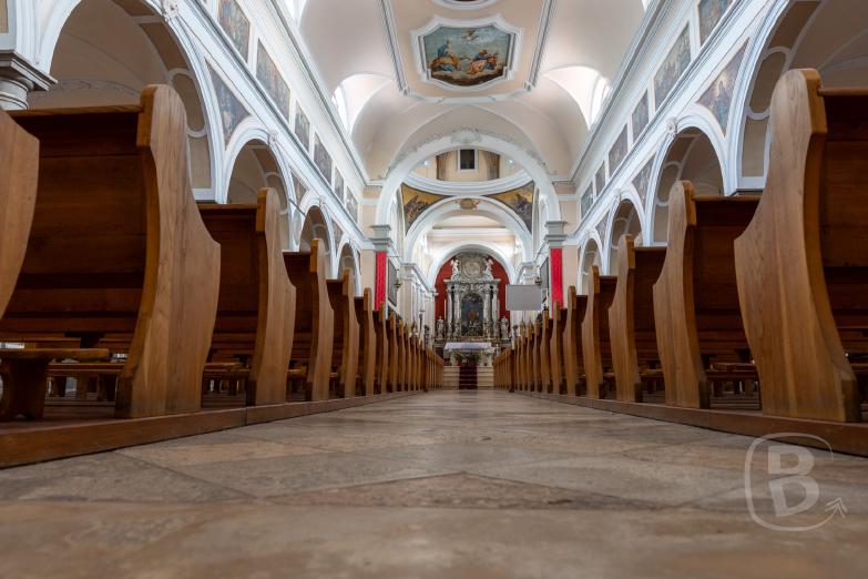 Slowenien/Isola | Innenraum der Kirche des Hl. Mauro