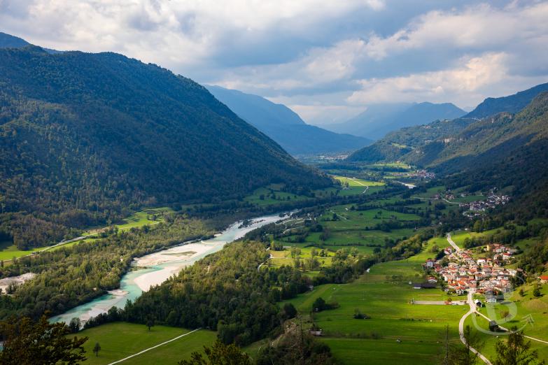 Slowenien/Tolmin | Blick von der Kozlov rob