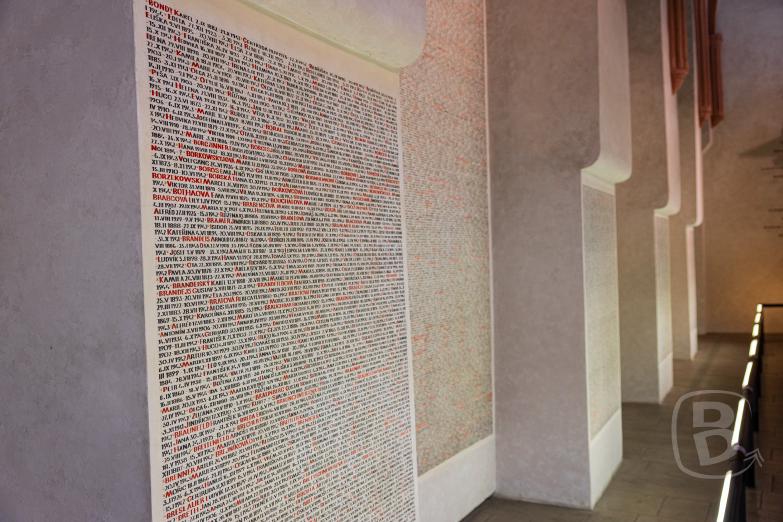 Tschechien/Prag | Pinkas Synagoge - Wand mit den Namen der Opfer der Schoah