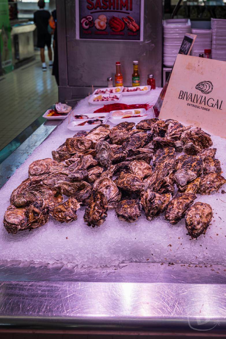 Seidenbörse | Austern im Mercado Central
