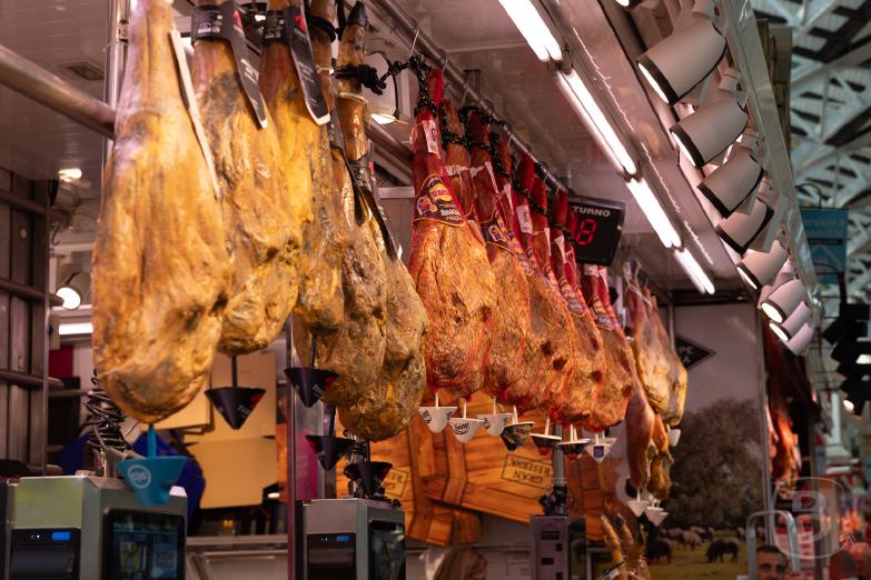 Seidenbörse | Schweinebeine im Mercado Central