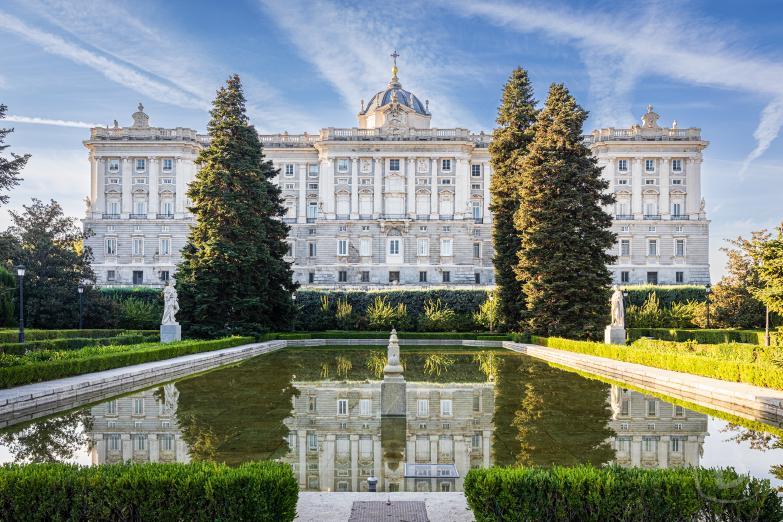 Madrid | Jardines de Sabatini | Königspalast