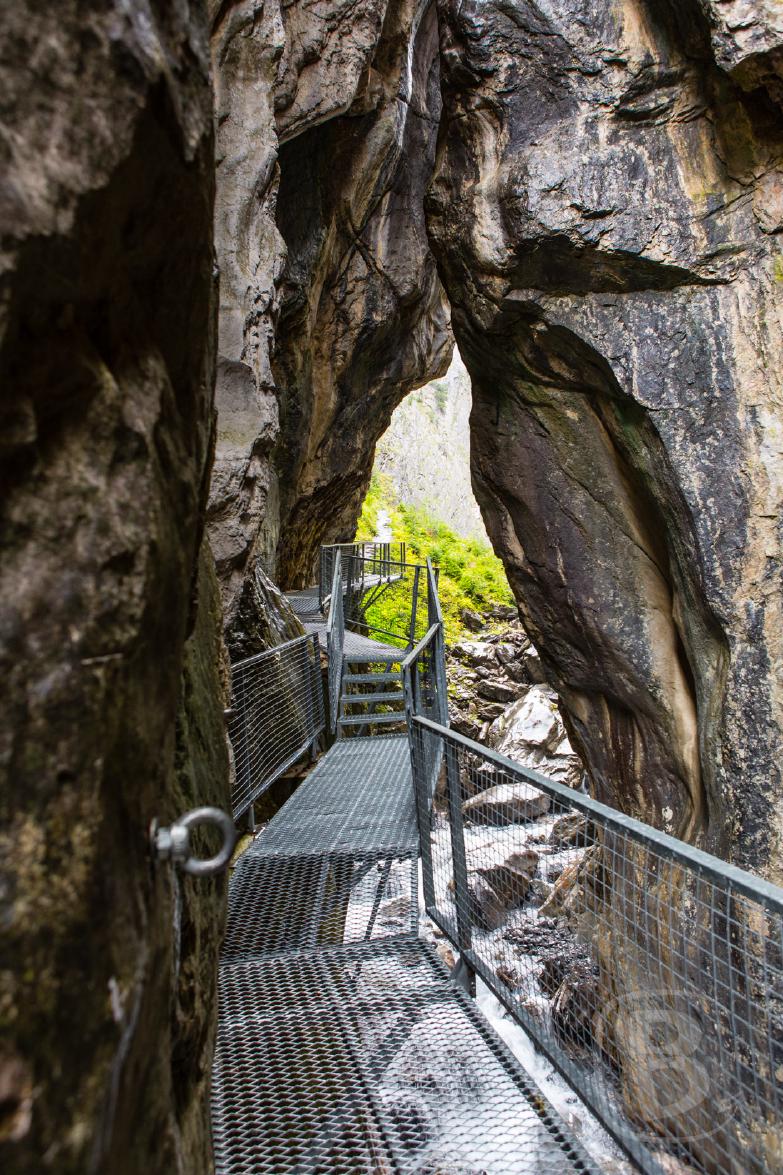 Schnanner Klamm | Gitterweg durch die Klamm