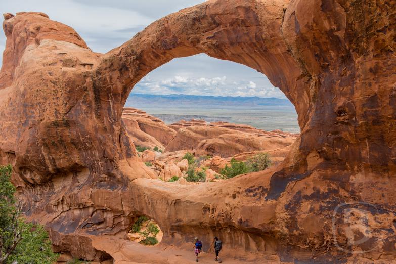Arches National Park | Blick auf den Double O Arch