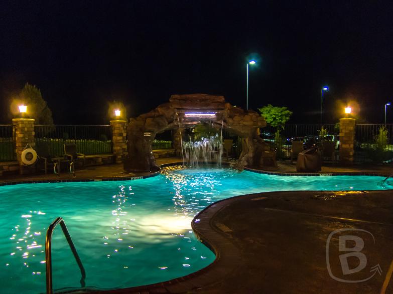 Moab Pool vom Hotel Holiday Inn Express Moab
