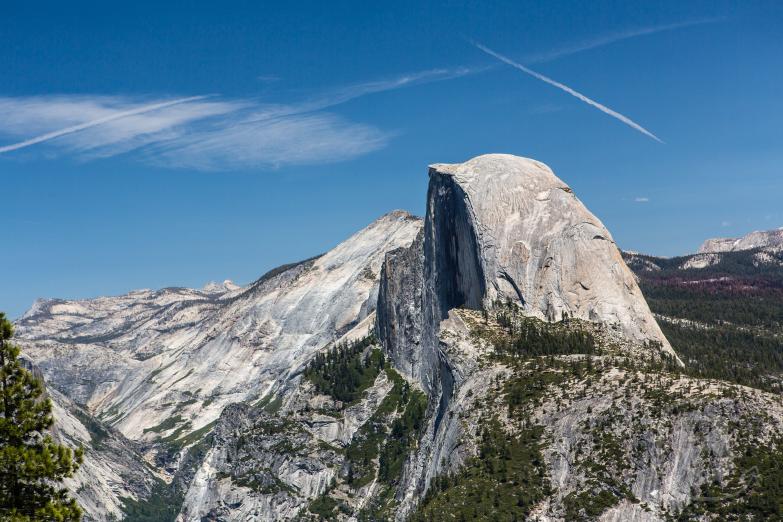 Yosemite National Park | Blick vom Glacier Point auf den Half Dome