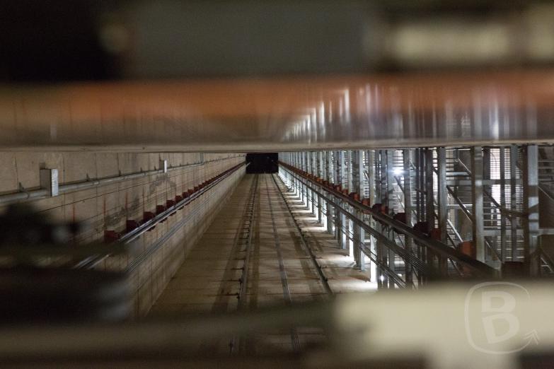 Glen Dam | Aufzug in der Staumauer