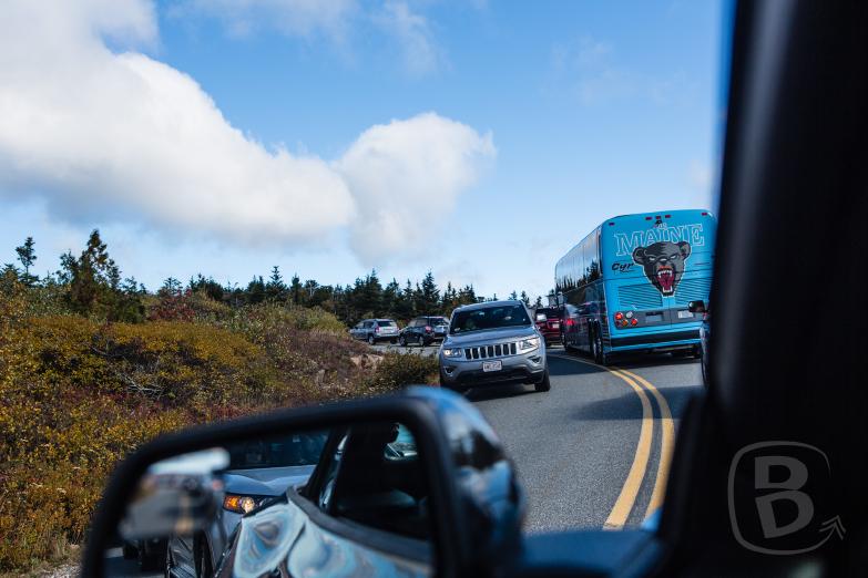 Acadia NP | Stau auf der Cadillac Summit Rd