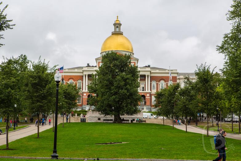 Boston | The Massachusetts State House am Boston Common