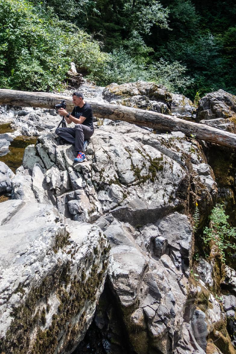 Eatonville | Dirk an den Little Mashel Falls