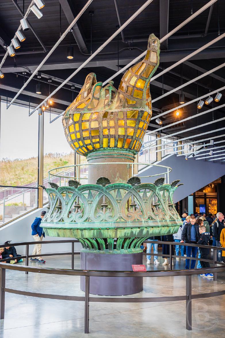 New York | The Statue of Liberty Museum - Fackel von 1916