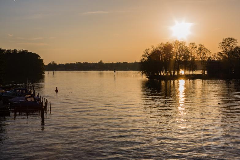 Sonnenuntergang am Zeuthener See