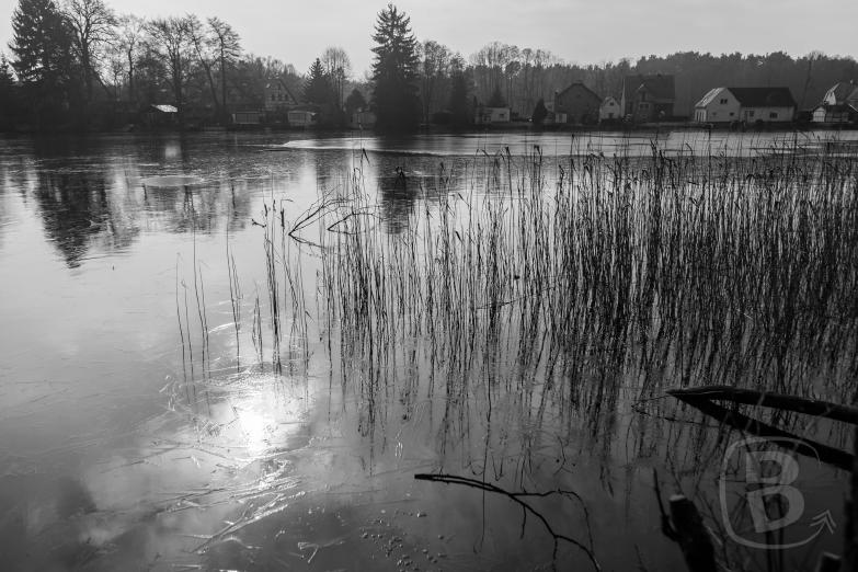 Blick über den See auf Kähnsdorf