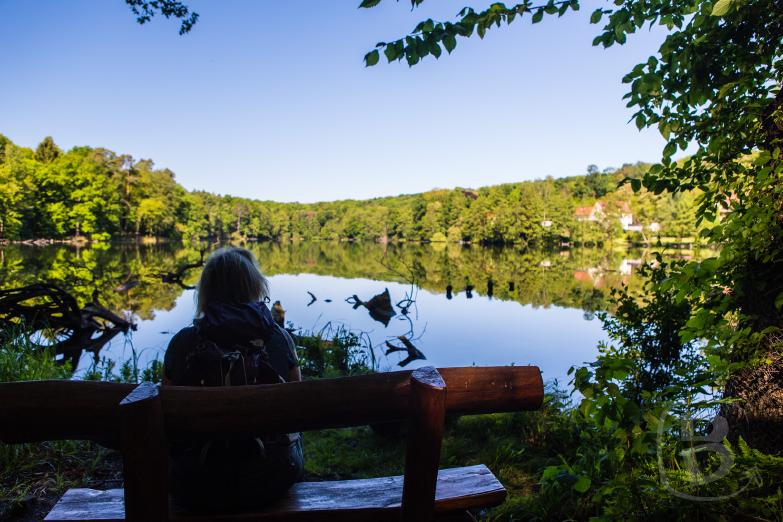 Jeannette schaut auf den Tornowsee